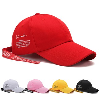 หมวกแก๊ปเบสบอล ปัก V (มี 5 สี) หมวกแก๊ป
