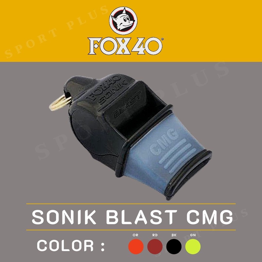 Fox Pfeife Fox 40 Sonik Blast CMG Trillerpfeife - Ultra-laut Bis 120 DB, Perfekt Für Sportevents Schiedsrichter Pfeife