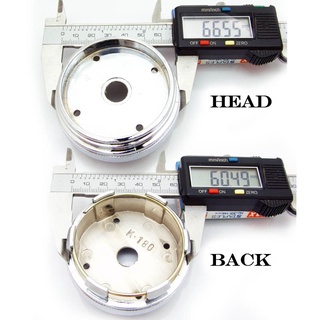 4ฝา ฝาครอบดุมล้อ ดุมล้อ ฝาครอบ ความกว้างขาล็อก 61mm. / ความกว้างฝา 67mm.