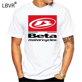 เสื้อยืด พิมพ์ลายกราฟฟิคโลโก้ Beta Racing สีเทา แฟชั่นสําหรับผู้ชายS-5XL