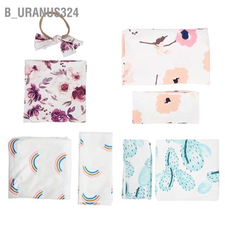 B_Uranus324 ผ้าคาดศีรษะ ผ้าห่ม แบบนิ่ม สําหรับเด็กทารกแรกเกิด