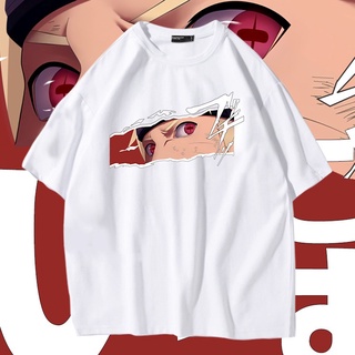 เสื้อคนอ้วน เสื้อยืดเด็กผช เสื้อยืดแขนสั้นพิมพ์ลายการ์ตูน Naruto ทรงหลวมแฟชั่น Unisexน่ารัก เสื้อคู่