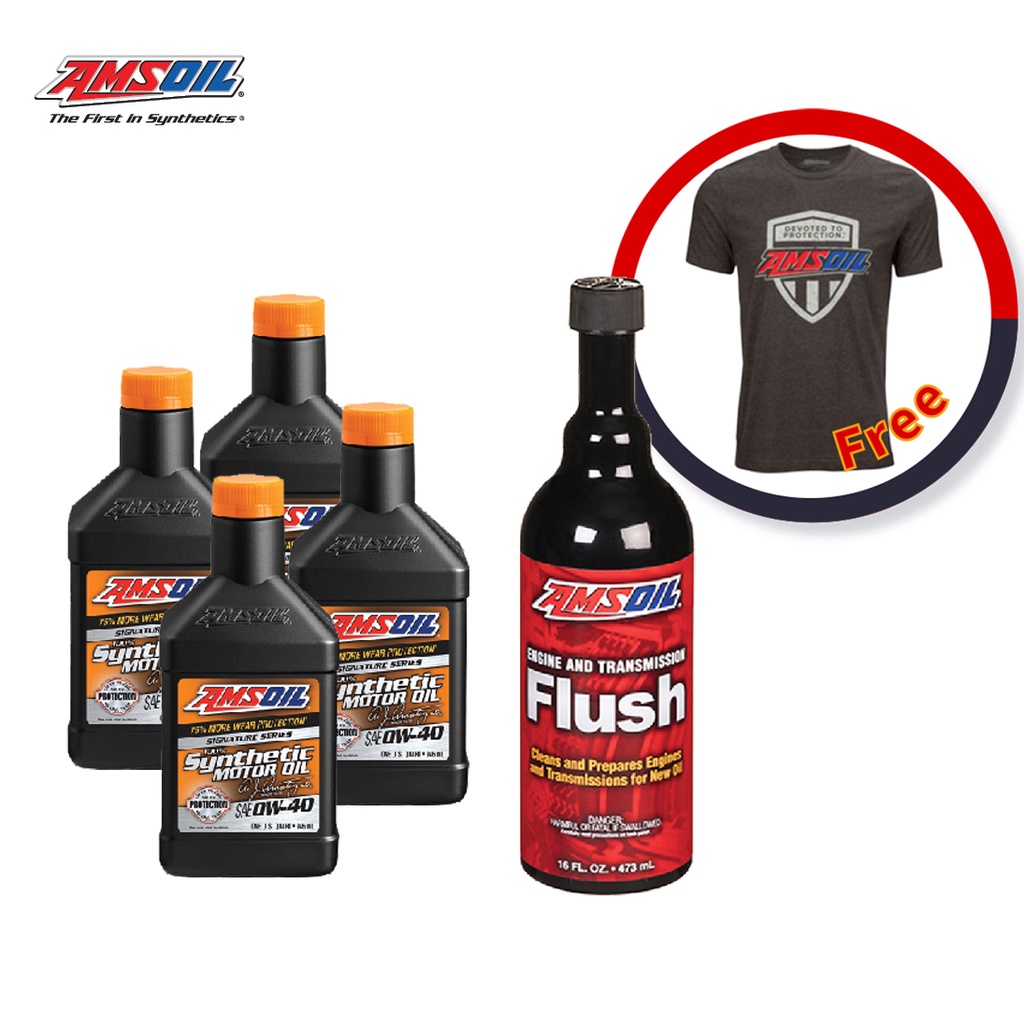 amsoil-signature-series-set-0w-20-0w-30-0w-40-5w-50-และ-5w-30synthetic-motor-oilและ-engine-and-transmission-flush
