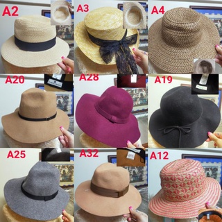 👒หมวก ราคา139.-ทุกใบ แบรนด์แท้ มือ2 งานญี่ปุ่น สภาพใหม่กริป ราคาถูกค่ะ