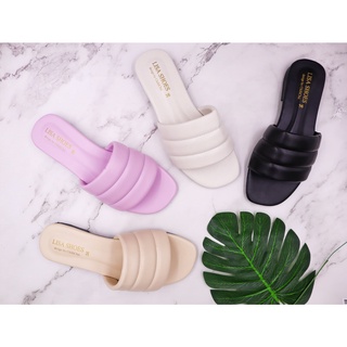 🌟รุ่นโซฟานุ่มสุดฟิน🌟 รองเท้าแตะ​แบรนด์​ Lisa​ shoes(L31)​ งานห่อฟองน้ำ​ หนานุ่มใส่สบายๆเลยคร้า​ เรียบหรูดูแพงฟุดๆ❌