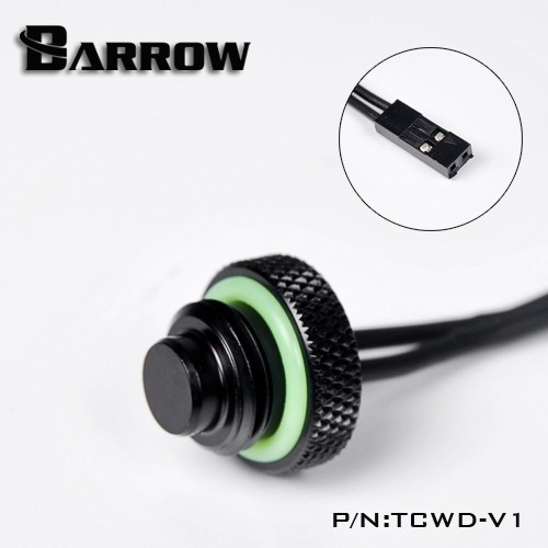 Barrow Temperature Sensor Fitting (standard) black (สต๊อปเซนเซอร์วัด ...