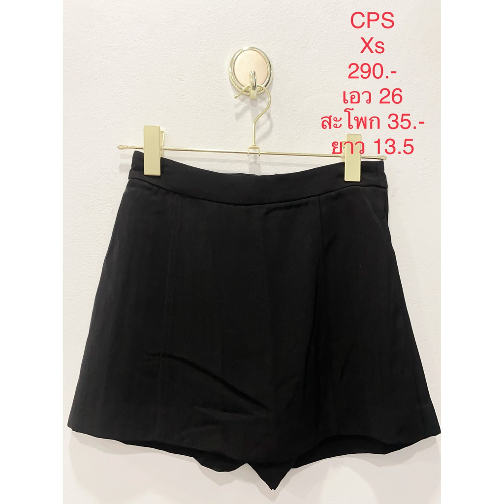กางเกงขาสั้น-กางเกงกระโปรงสีดำ-cps-size-xs