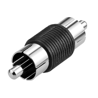 อะแดปเตอร์แปลงหัวต่อสายสัญญาณ RCA Adapter, Male to Male Coupler, Extender, Barrel - Audio Video RCA Connectors