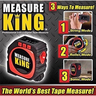Superhomeshop ตลับเมตรดิจิตอล ตลับเมตรอัจฉริยะ Measure King 3 in 1 Digital Tape Measure รุ่น MeasureKing-20Nov-J1