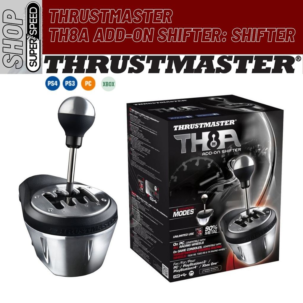 Thrustmaster TH8A Add-On Shifter : ชุดเกียร์ หลายแพลตฟอร์มระดับไฮเอนด์ ...
