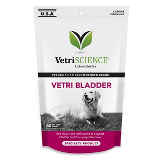 สินค้า Vetri Science Bladder 60 เม็ด (Exp.12/22) บำรุงกระเพาะปัสสาวะสุนัข ป้องกันฉี่กะปริบกะปรอย