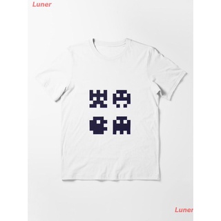 Luner เสื้อยืดแขนสั้น 8bit buddies 1.1 Essential T-Shirt Short sleeve T-shirts