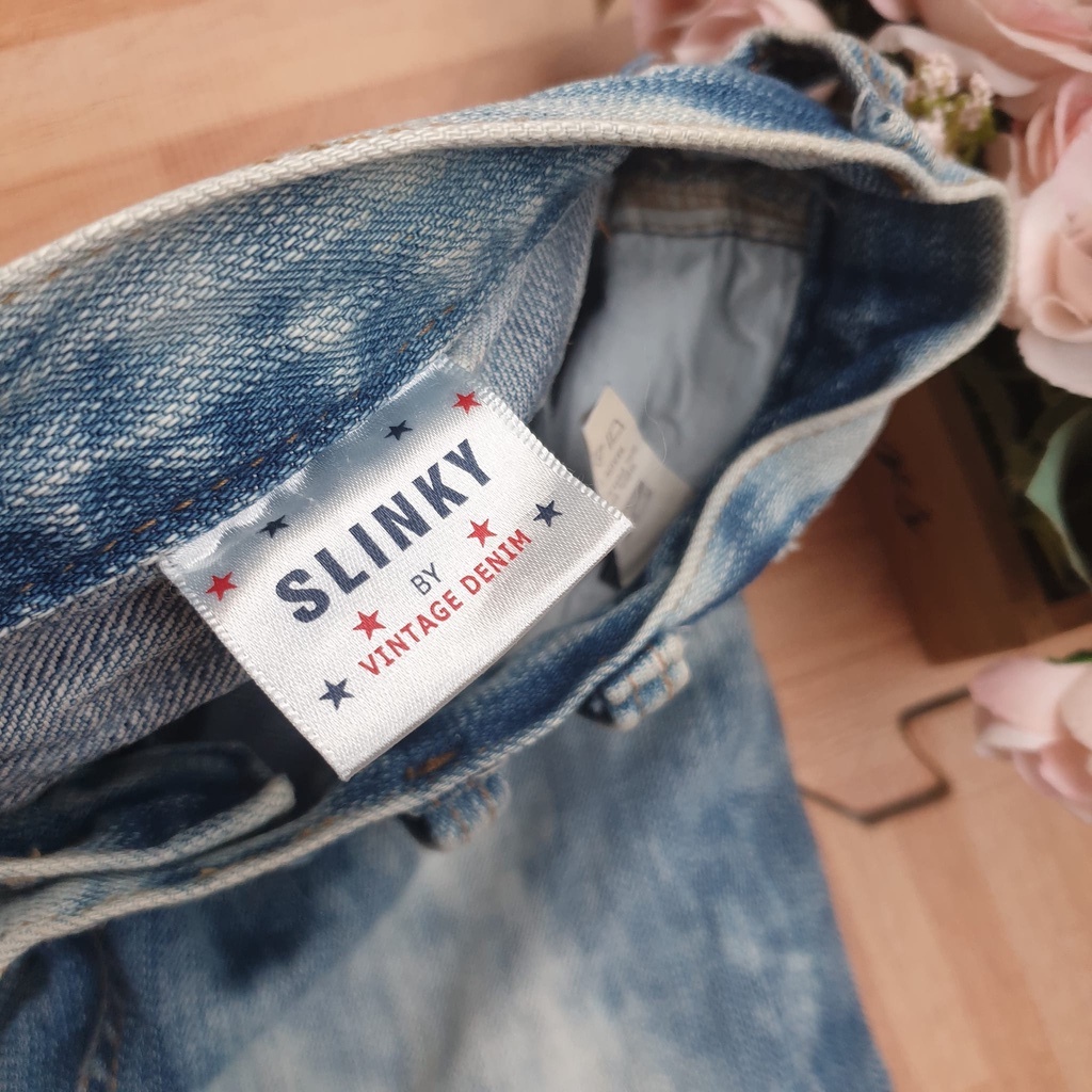 slinky-by-vintage-denim-กางเกงยีนส์-เอว-30-นิ้ว-มือสอง-สภาพดี