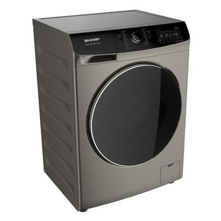 เครื่องซักผ้า เครื่องซักผ้าฝาหน้า SHARP ES-FWX812G 8 กก. สีเทา 1200 RPM อินเวอร์เตอร์ เครื่องซักผ้า อบผ้า เครื่องใช้ไฟฟ้
