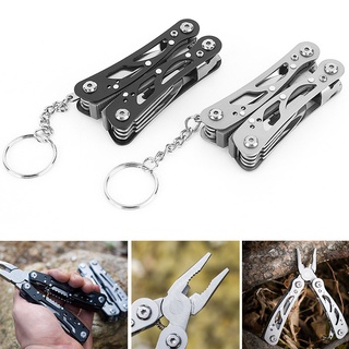 Plier คีมสเตนเลสพับไขควงแบบพกพาสำหรับ Outdoorมัลติฟังก์ชั่น