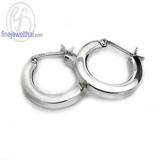 Finejewelthai ต่างหู-ต่างหูเงิน-เงินแท้ 925-ออกแบบพิเศษ-Silver-Design - E217900