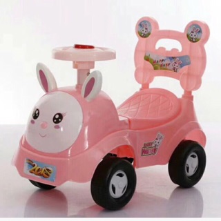 รถขาไถ มีเสียงเพลง   สีชมพู Pink(Rabbit)