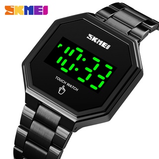 Skmei นาฬิกาข้อมือดิจิทัล LED กันน้ํา หรูหรา สไตล์สปอร์ต แฟชั่นเรียบง่าย สําหรับผู้ชาย