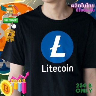 เสื้อยืด Litecoin Crypto คริปโต Cotton Comb 30 แบรนด์เสื้อพวกเรา ผลิตในไทย ส่งด่วน