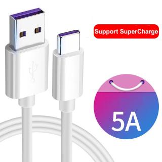 Huawei 5A USB 3.1 Type-C ซูเปอร์ชาร์จอย่างรวดเร็วชาร์จสายเคเบิลข้อมูล 1 เมตรสำหรับ Huawei P30 P20 Mate 30 20 Pro