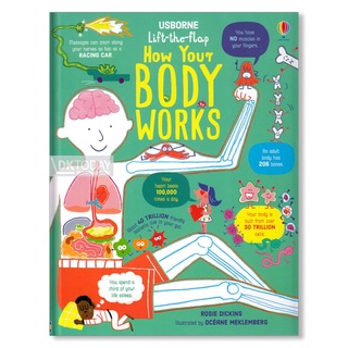 DKTODAY หนังสือ USBORNE LIFT-THE-FLAP HOW YOUR BODY WORKS (AGE 6+)