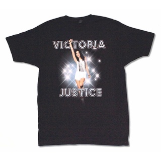 เสื้อยืด พิมพ์ลายโลโก้ Victoria Justice Stars Tour 2013 สีดํา สไตล์คลาสสิก ไม่ซ้ําใคร สําหรับผู้ชาย 757581
