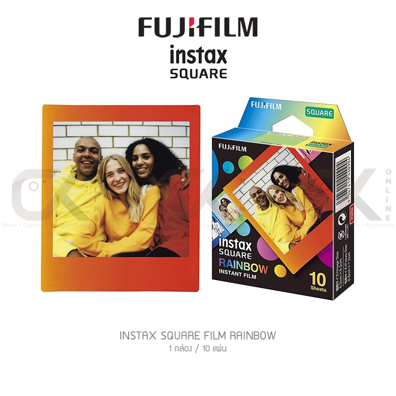 fujifilm-instax-square-film-ฟิล์มอินสแตนท์-ฟิล์มโพราลอยด์-แท้ศูนย์