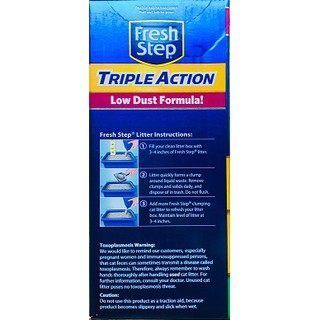 Fresh Step Triple Action 11.3kg (1ออเดอร์x1กล่อง) | Shopee Thailand