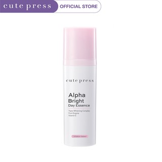 CUTE PRESS ALPHA BRIGHT DAY ESSENCE 30 ml (โลชั่นเอสเซ้นซ์ลดฝ้า กระ จุดด่างดำ ช่วยลดเลือนความหมองคล้ำ)