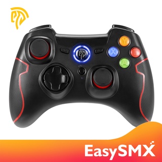 ภาพหน้าปกสินค้าEasySMX ESM-9013 2.4G Wireless Controller with receiver Joysticks Dual Vibration TURBO for PS3/Android Phone Tablet/ Window PC (Black-Red) ที่เกี่ยวข้อง