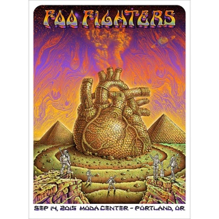 โปสเตอร์ Foo Fighters Dave Grohl ฟูไฟเตอส์ เดฟ โกรล Poster แต่งคอนโด ตกแต่งห้อง รูปภาพติดห้อง ตกแต่งผนัง โปสเตอร์ติดผนัง