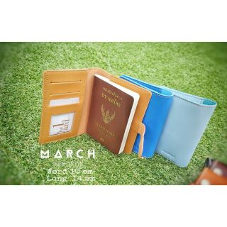 ปกหนังสือเดินทาง (หนังPU )แบบA passprot cover
Genuine Leather (A)