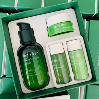 Innisfree Green tea seed serum Special Set (set 4items)แท้นะคะ💯💯