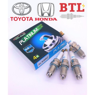 หัวเทียน BTL ALK8RC (แพ็ค 4 หัว) หัวเข็ม Platinum เทียบ:BKR6E, IK20  CITY JAZZ CIVIC ACCORD CRV LANCER COROLLA, CAMRY