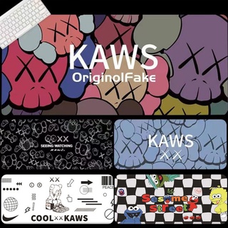 ร้านแนะนำแผ่นรองเมาส์ Kaws Mouse Pad เกมมิ่ง ขนาดใหญ่ 80 x 30 x 0 3 ซม แผ่นรองเมาส์ เย็บขอบ ความหนา 0 3 ซม30มม  img 4