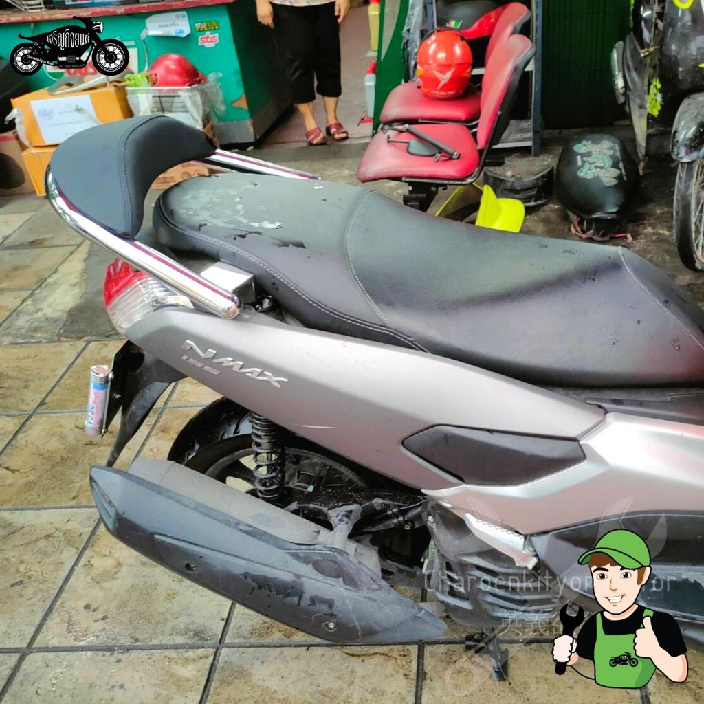 เบาะรองหลังคนนั่ง-เบาะyamaha-n-max-2018-2019-เบาะรองหลังคนซ้อน-เบาะเอ็นแม็กซ์ปีเก่า