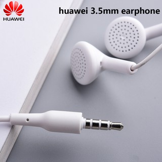 ของแท้ ชุดหูฟังอินเอียร์ พร้อมไมโครโฟน สําหรับ Huawei 3.5 มม. P8 P9 P10 lite Y6 Y7 Y9 honor 9