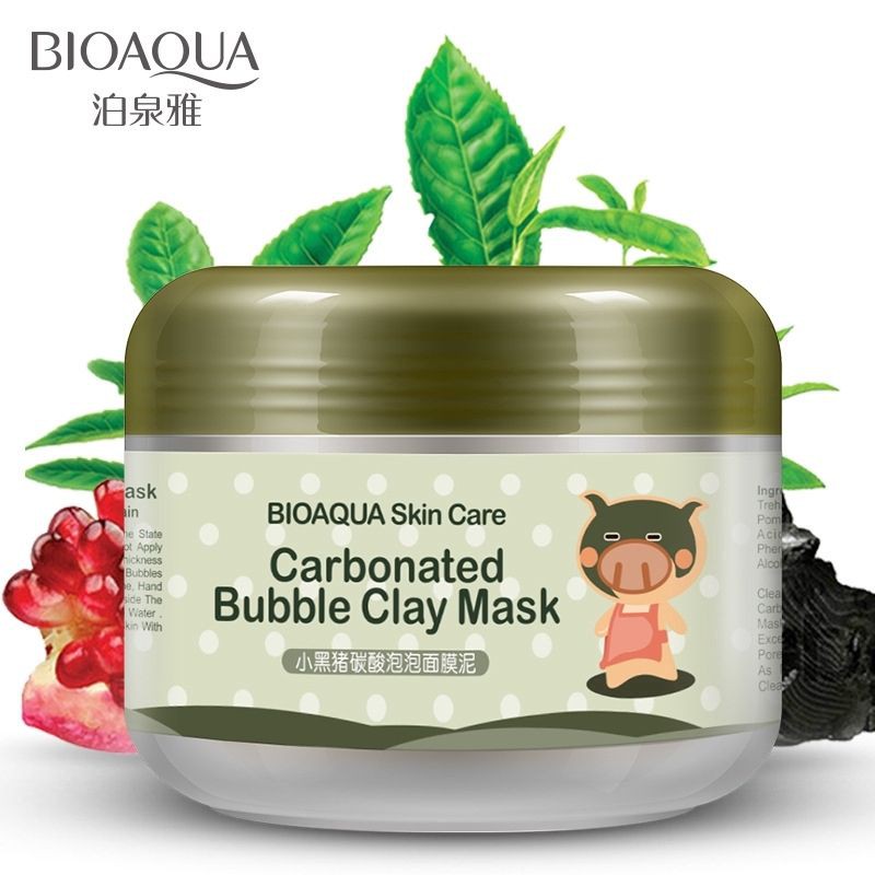 bioaqua-ครีมมาส์กหน้าหมูสีดำให้ความชุ่มชื้น