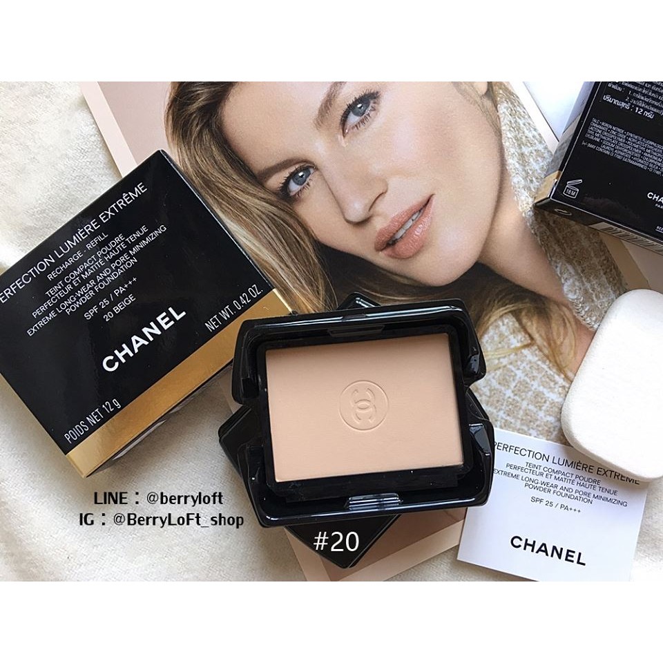 CHANEL Perfection Lumiere Extreme Extreme Powder Foundation REFILL | Shopee  Thailand