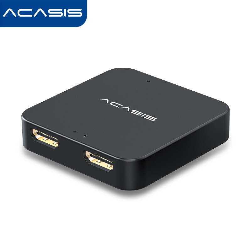 ภาพหน้าปกสินค้าACASIS 1 In 2 Out ฮับแยก Hdmi Hdcp 4k Hd 1080P จอแสดงผลคู่