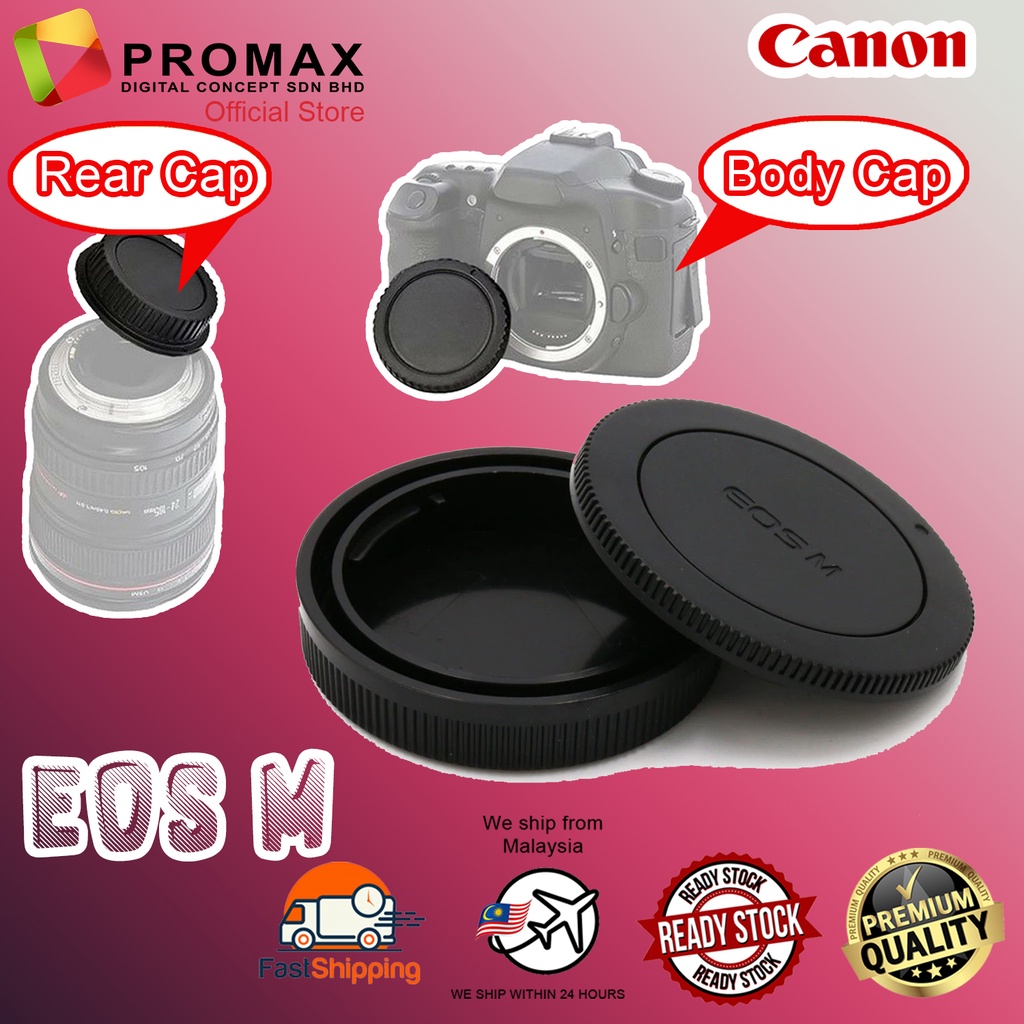 ฝาครอบเลนส์กล้อง ด้านหลัง แบบเปลี่ยน สําหรับ Canon EOS M Mount Mirrorless Camera Lens M50 M200