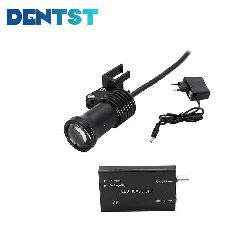 Dentst Dental Loupe Head Light with Lithium Battery Dentist Headlight Surgical Headlamp for
