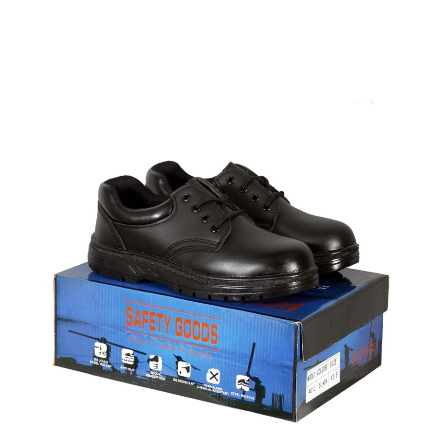 ภาพหน้าปกสินค้ารองเท้าเซฟตี้ SAFETY GOODS รุ่น 010 รองเท้าหัวเหล็ก พื้นเสริมแผ่นเหล็ก safety shoes จากร้าน safetygoods บน Shopee