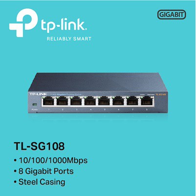 switch-hub-สวิตซ์ฮับ-tp-link-8-ports-gigabit-port-tl-sg108-in-metal-casing-ประกัน-synnex-lifetime