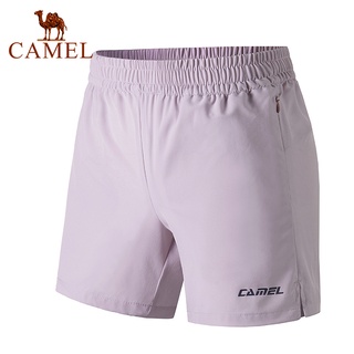 Camel กางเกงขาสั้น ลําลอง ทรงหลวม และบาง แห้งเร็ว เหมาะกับการวิ่ง เล่นกีฬากลางแจ้ง สําหรับผู้หญิง