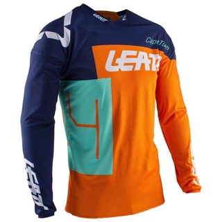 「พร้อมส่ง」เสื้อยืดแขนยาว ลายทีม Leatt Leatt GPX 4.5 Lite Downhill สําหรับผู้ชาย เหมาะกับการขี่รถจักรยาน