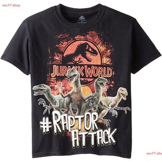 New Jurassic World Short Sleeve T-Shirt เสื้อยืดพิมพ์ลาย แฟชั่น โลกจูราสสิ เสื้อยืดผู้ชายและผู้หญิง