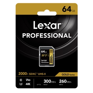 สินค้า Lexar 64GB SDXC Professional 2000x (300MB/s)