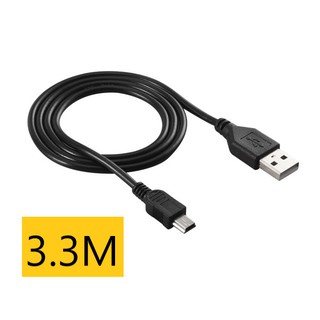 ราคาสาย USB 2.0 Am to mini usb 5p 3.3m  สายชาร์จกล้องติดรถยนต์