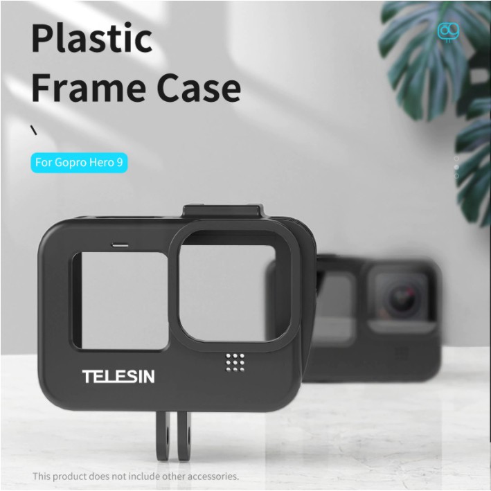 telesin-vlog-plastic-frame-case-mount-bracket-with-cold-shoe-battery-side-cover-hole-for-gopro-hero-9-10-11